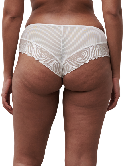 Chantelle Legend Hipster Shorty Knickers, Milk - view 2, Milk