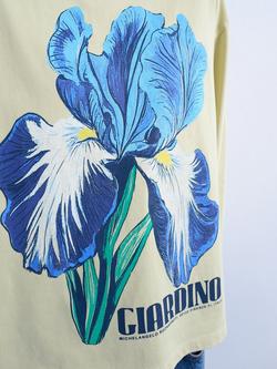 Topshop Graphic Skater T-Shirt, Light Green/Multi - view 2, Light Green/Multi