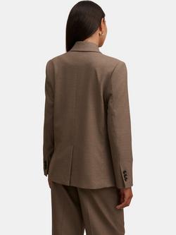 Forever New Rhiannon Single Breasted Blazer, Burnt Sage - view 2, Burnt Sage