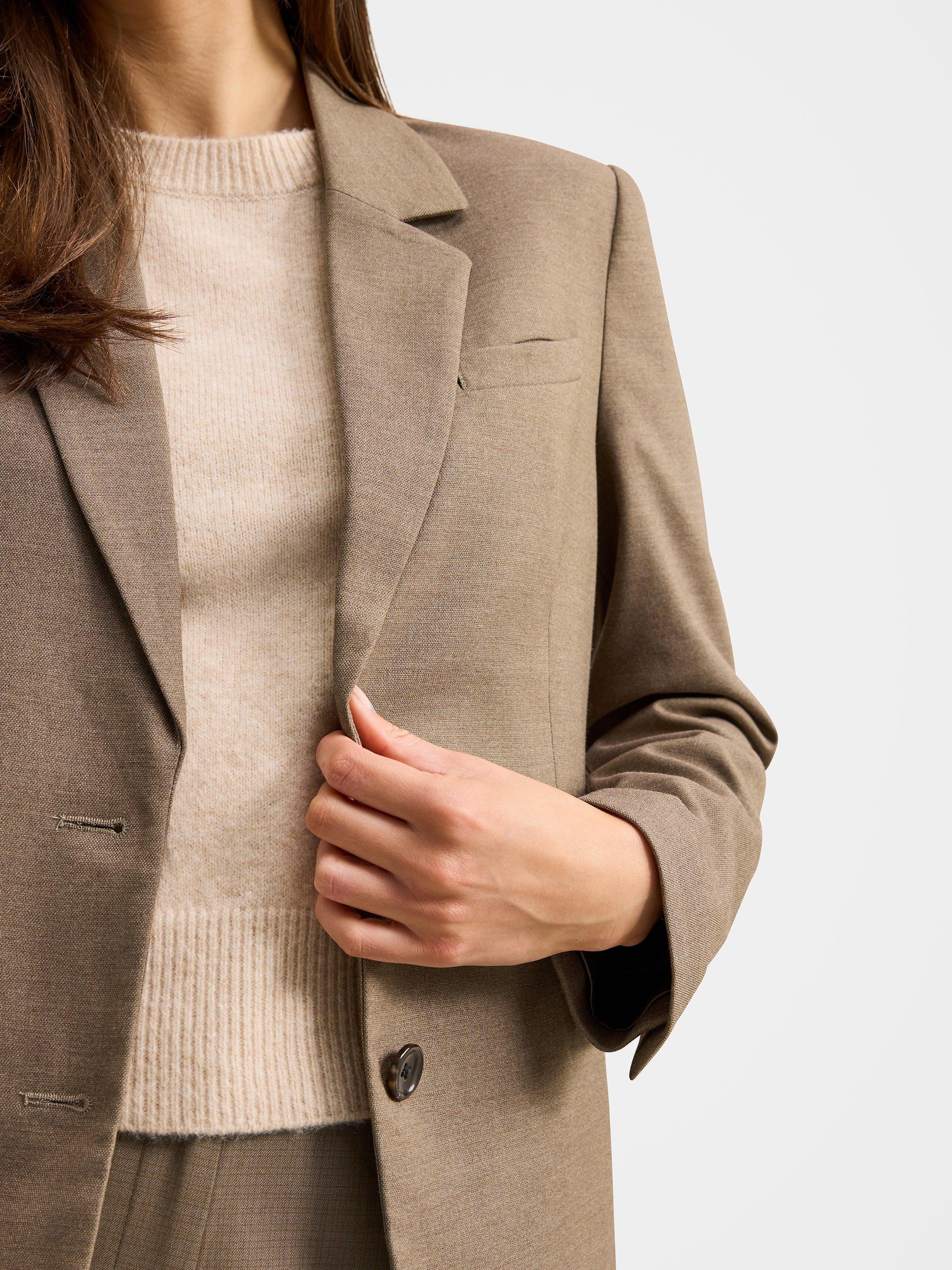 Product image 4 of 5, which shows Forever New Rhiannon Single Breasted Blazer, Burnt Sage, 4
