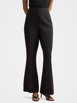Forever New Petite Faith Tailored Trousers, Black, Black