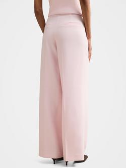 Forever New Petite Veda Wide Leg Tailored Trousers, Cherry Blossom - view 2, Cherry Blossom