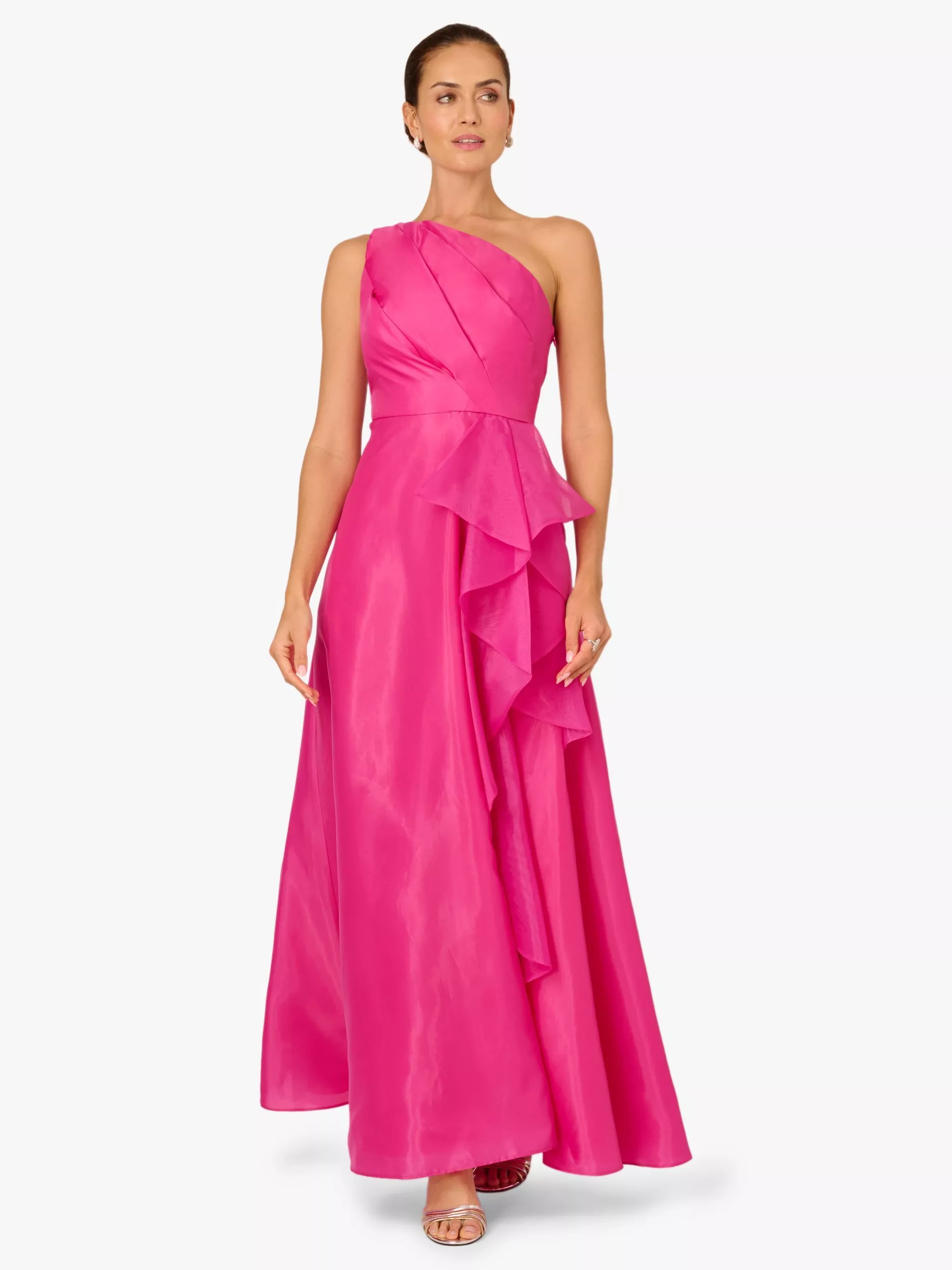 strapless open back dress Cutout Split Flare Sleeve One-Shoulder Dress – Larae Styles BOUTIQUE main image 1