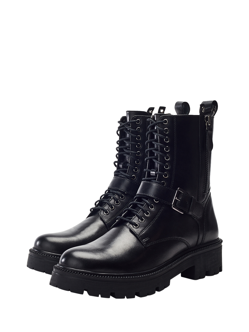 Product image 2 of 4, which shows Moda in Pelle Opriha Ankle Boots, Black, 3