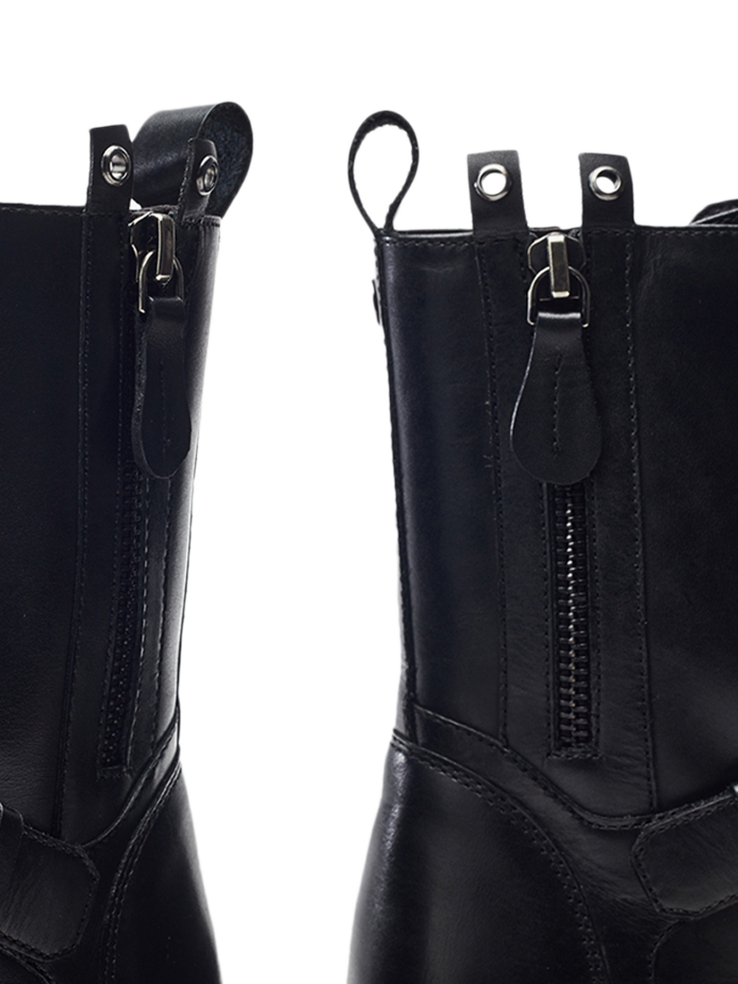 Product image 4 of 4, which shows Moda in Pelle Opriha Ankle Boots, Black, 3