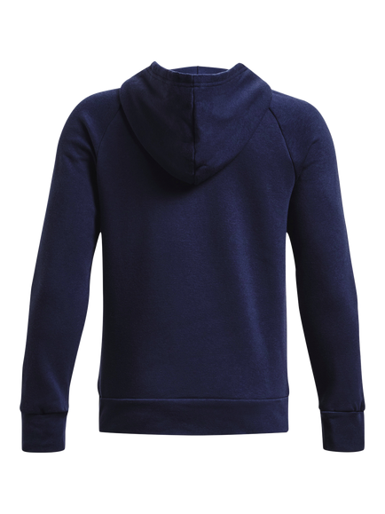 Under Armour Kids' Rival Fleece Hoodie, Blue - view 2, Blue