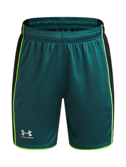 Under Armour Kids' Challenger Train Sports Shorts, Rack Green, Rack Green