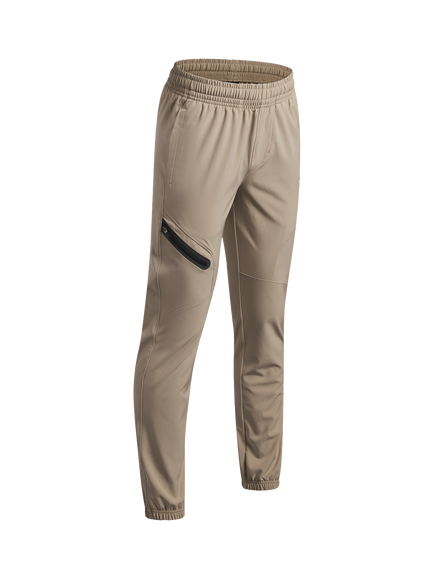 Under Armour Kids' Unstoppable Woven Joggers - view 2, Khaki/Black