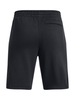 Under Armour Kids' Rival Fleece Shorts, Black/White - view 2, Black/White
