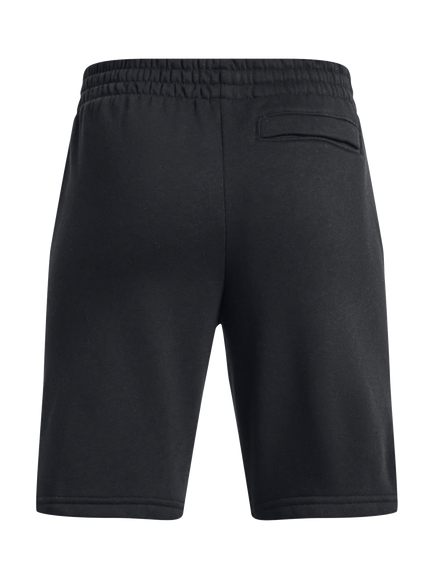 Under Armour Kids' Rival Fleece Shorts, Black/White - view 2, Black/White