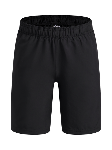 Under Armour Kids' Tech Wordmark Shorts, Black, Bl/Venom Red