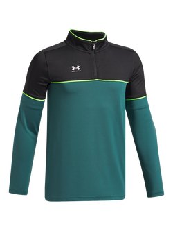 Under Armour Kids' Challenger Train Sports Sweatshirt, Rack Green - view 2, Rack Green