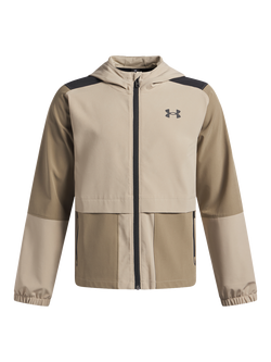 Under Armour Kids' Unstoppable Woven Jacket, Khaki/Bayou/Bl