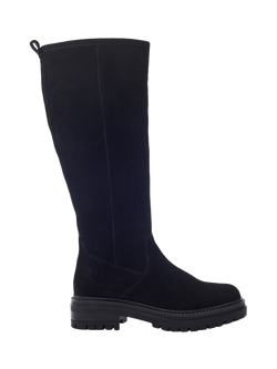 Moda in Pelle Rakeela Suede Knee High Boots, Black, Black