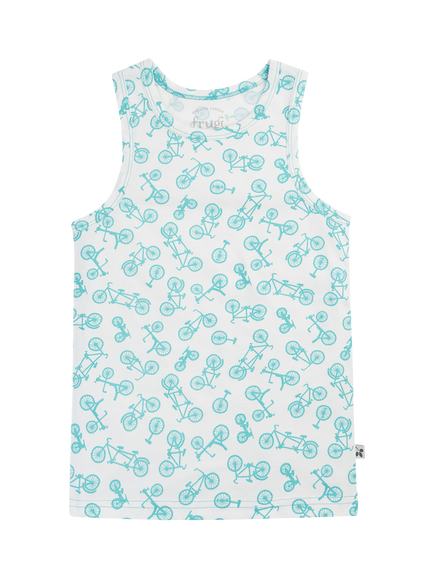 Frugi Kids' Varlie Cotton Vest, Pack of 2, Multi - view 2, Multi