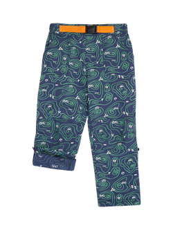 Frugi Kids' Pioneer Print Trousers, Multi, Multi
