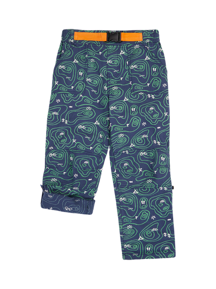 Frugi Kids' Pioneer Print Trousers, Multi, Multi