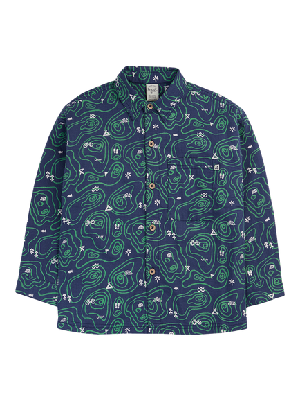 Frugi Kids' Henry Shacket, Multi, Multi