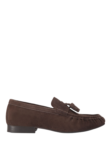 KG Kurt Geiger Frankie Suede Loafers, Brown, Brown