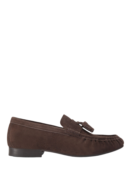 KG Kurt Geiger Frankie Slip On Suede Loafers, Blue Navy, Blue Navy