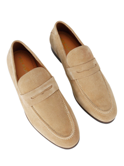 KG Kurt Geiger Freddy Slip On Brogues, Natural Beige - view 2, Natural Beige