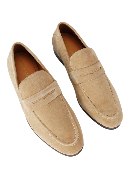 KG Kurt Geiger Freddy Slip On Brogues, Natural Beige - view 2, Natural Beige