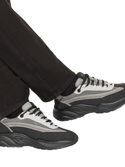 KG Kurt Geiger Leo Trainers, Black/Multi - view 2, Black/Multi