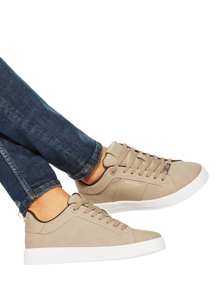 KG Kurt Geiger Noah Lace Up Trainers, Beige - view 2, Beige