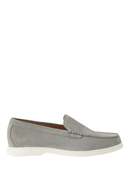 KG Kurt Geiger Sully Suede Loafers, Grey