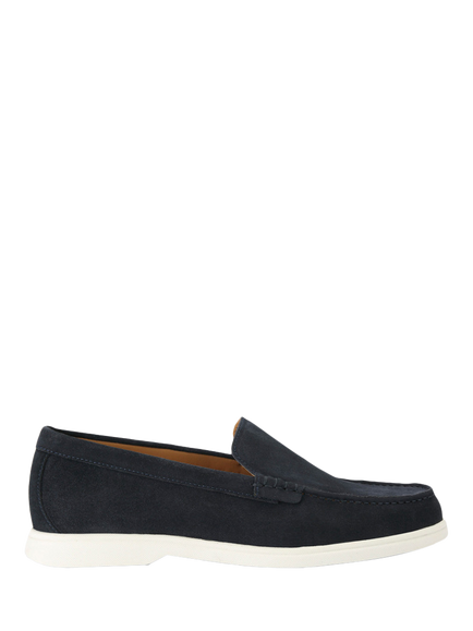 KG Kurt Geiger Sully Suede Slip-On Loafers, Navy