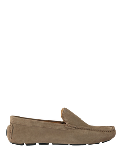 KG Kurt Geiger Floyd Slip-On Suede Loafers, Blue Light