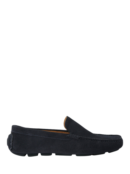 KG Kurt Geiger Floyd Slip-On Suede Loafers, Navy