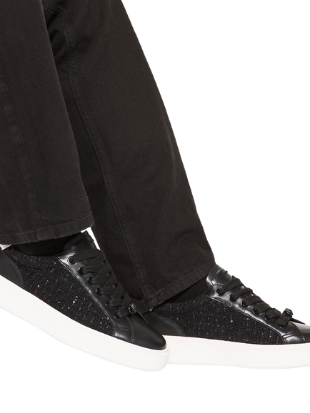 Kurt Geiger London Albion Trainers, Black/White - view 2, Black/White