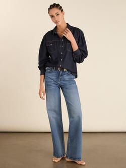 Baukjen Marta High Rise Wide Leg Jeans, Vintage Wash, Vintage Wash