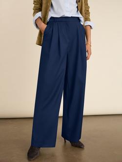 Baukjen Mika Pure Wool Trousers - view 2, French Navy