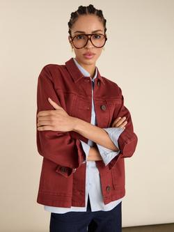 Baukjen Rowan Relaxed Fit Utility Jacket, Terracotta, Terracotta