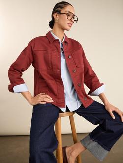 Baukjen Rowan Relaxed Fit Utility Jacket, Terracotta - view 2, Terracotta