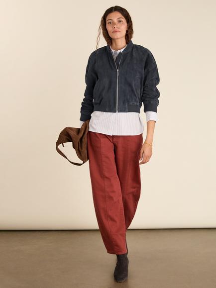 Baukjen Wyatt Barrel Leg Jeans, Terracotta, Terracotta