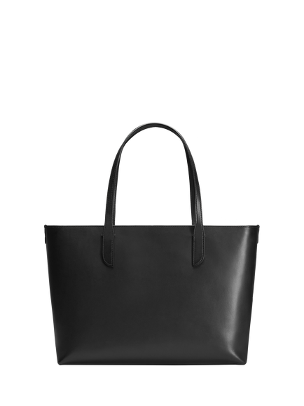 Carl Friedrik Ashby Leather Tote Bag - view 2, Black