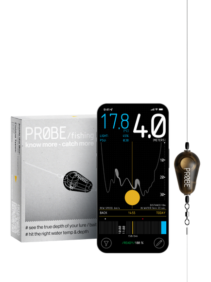 PROBE Smart Fishing Sensor, Black