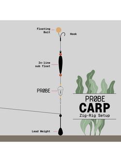 PROBE Smart Fishing Sensor - view 2, Black