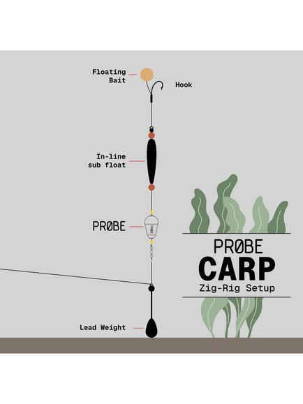 PROBE Smart Fishing Sensor - view 2, Black
