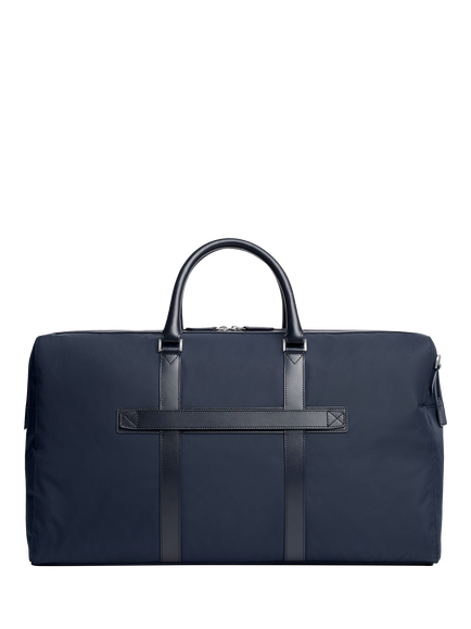 Carl Friedrik Large Twin Handle Weekender Bag - view 2, Navy
