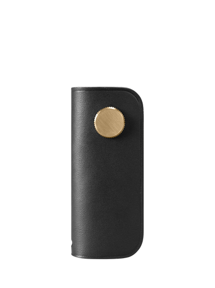 Carl Friedrik Slim Leather Key Organiser, Black