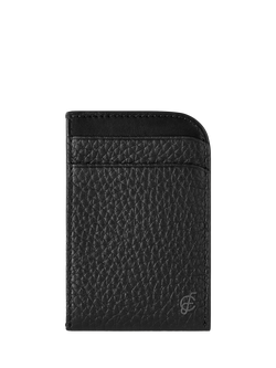 Carl Friedrik Foley Leather Card Holder, Black