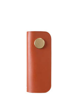 Carl Friedrik Slim Leather Key Organiser, Cognac