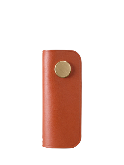 Carl Friedrik Slim Leather Key Organiser, Cognac