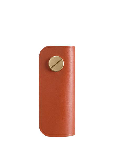 Carl Friedrik Slim Leather Key Organiser - view 2, Cognac