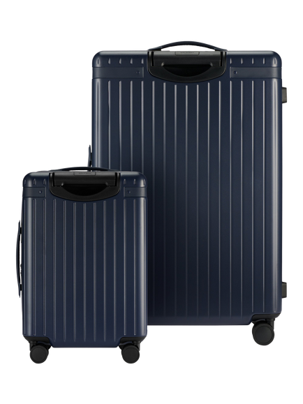 Carl Friedrik The Luggage Large Suitcase Set - view 2, Navy/Navy