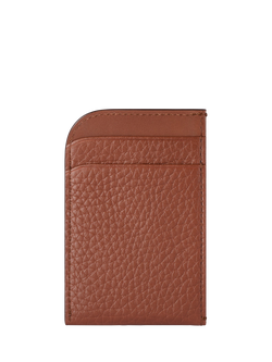 Carl Friedrik Foley Leather Card Holder - view 2, Chestnut